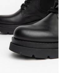 ANFIBI NEROGIARDINI DONNA IN PELLE GUANTO NERO TR RIVALBA GRESSAN2 I411943D/100