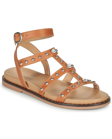 SANDALO NERO GIARDINI DONNA ARMENIA COGNAC E215521D/329