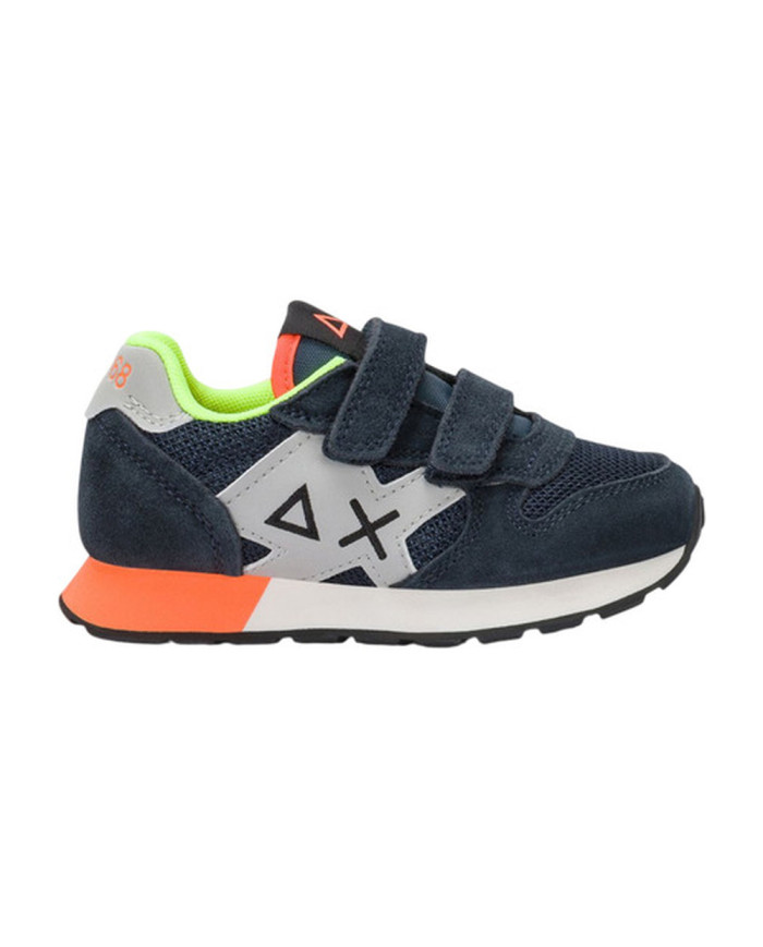 SNEAKERS SUN68 PRKIMI PASSI BAMBINO BOY'S JAKI FLUO (BABY) NAVY BLUE Z36317B 07