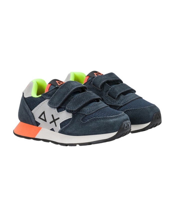 SNEAKERS SUN68 PRKIMI PASSI BAMBINO BOY'S JAKI FLUO (BABY) NAVY BLUE Z36317B 07
