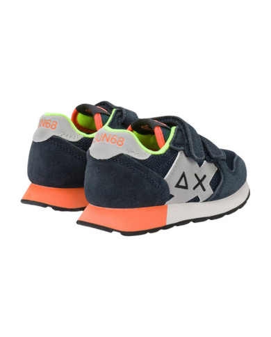 SNEAKERS SUN68 PRKIMI PASSI BAMBINO BOY'S JAKI FLUO (BABY) NAVY BLUE Z36317B 07