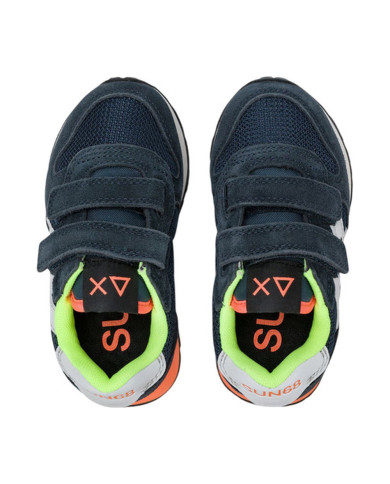 SNEAKERS SUN68 PRKIMI PASSI BAMBINO BOY'S JAKI FLUO (BABY) NAVY BLUE Z36317B 07