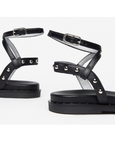 SANDALO NEROGIARDINI DONNA TAMIGI NERO TR TEULADA  NERO E307620D/100