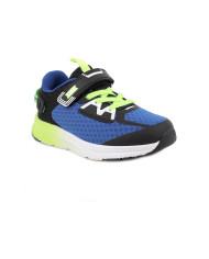 SNEAKERS PRIMIGI BAMINO T.RETE/NAPPA PU ROYAL/NERO 1458144  