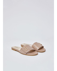 CIABATTE LIU JO DONNA SANDY 03 - SLIPPER CALF SADDLE SA6127P0102S3804