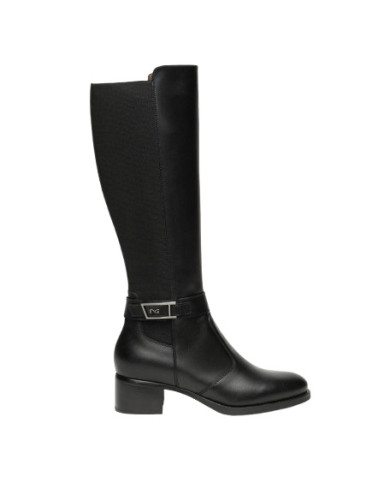 STIVALI NEROGIARDINI DONNA GUANTO NERO ELASTICO NERO TR BRESCIA TACCO 4CM I514643D/1001