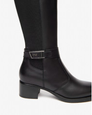 STIVALI NEROGIARDINI DONNA GUANTO NERO ELASTICO NERO TR BRESCIA TACCO 4CM I514643D/1001