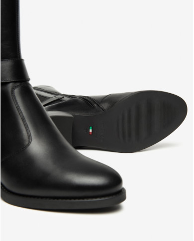 STIVALI NEROGIARDINI DONNA GUANTO NERO ELASTICO NERO TR BRESCIA TACCO 4CM I514643D/1001