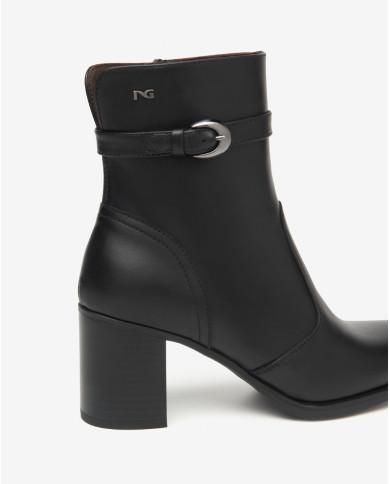 TRONCHETTI NEROGIARDINI DONNA GUANTO NERO TR CAPUA NERO TACCO 7CM I513850D/100