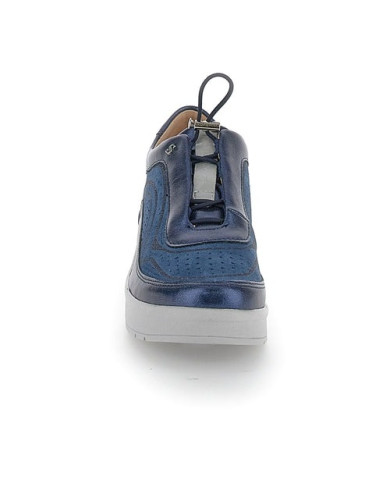 SNEAKERS STONEFLY DONNA CREAM 38 S. LAMINATED/VELOUR FLAG BLUE 221039 0M5