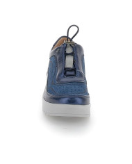 SNEAKERS STONEFLY DONNA CREAM 38 S. LAMINATED/VELOUR FLAG BLUE 221039 0M5