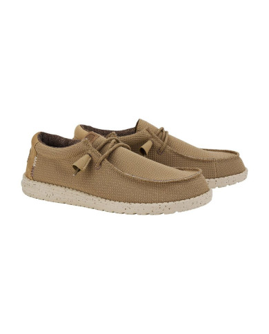 MOCASSINO HEY DUDE UOMO WALLY SPORT MESH TAN/WHITE HD.40403 25W