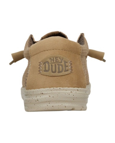 MOCASSINO HEY DUDE UOMO WALLY SPORT MESH TAN/WHITE HD.40403 25W