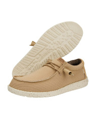 MOCASSINO HEY DUDE UOMO WALLY SPORT MESH TAN/WHITE HD.40403 25W