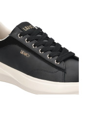 SNEAKERS LIU JO DONNA CASPER 01 - SNEAKER CALF LEATHER/COW SUE BLACK/LIGHT GOLD BA6069P0304S1189