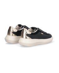 SNEAKERS LIU JO DONNA CASPER 01 - SNEAKER CALF LEATHER/COW SUE BLACK/LIGHT GOLD BA6069P0304S1189