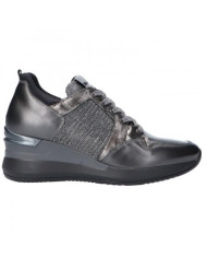 SNEAKERS NEROGIARDINI DONNA CON ZEPPA PARADISE PERL.PIOMBO T.BRILL ANTRACITE A908860D109