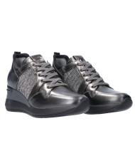 SNEAKERS NEROGIARDINI DONNA CON ZEPPA PARADISE PERL.PIOMBO T.BRILL ANTRACITE A908860D109