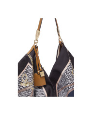 BORSA LIU JO FOULARD MEDIAHOBO BAG ST METALL IT DENIM 58X38X5CM AA6194 T2745 P9222