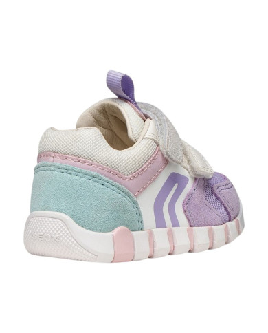 SNEAKERS GEOX PRIMI PASSI  BABY BAMBINA B IUPIDOO LAVANDER/WHITE B3558C 02214 C8Q1Z