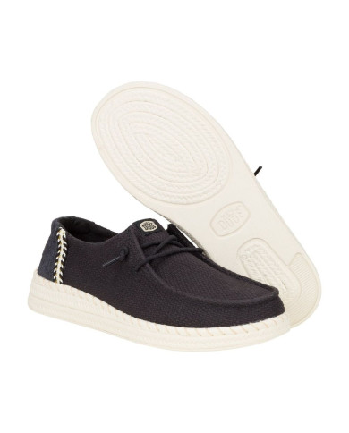 Mocassino Hey Dude Donna Wendy Nero