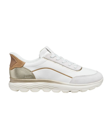 SNEAKERS GEOX DONNA D SPHERICA PLUS WHITE/OFF WHITE D657MA 09B22 C1352                