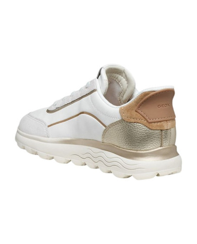 SNEAKERS GEOX DONNA D SPHERICA PLUS WHITE/OFF WHITE D657MA 09B22 C1352                