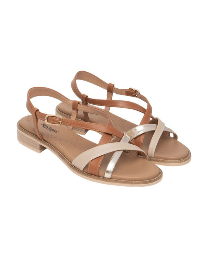 SANDALO CON TACCO NEROGIARDINI DONNA TAMIGI LINO T.BRILL PLATINO 6074 ARMENIA COGNAC TR BEVAGNA E615890D/453