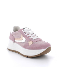 SNEAKERS IGI&CO DONNA SCAMOSCIATO/TESSUTO GLITTER ROSA CHIFFON 5663533