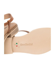 SANDALO CON TACCO NEROGIARDINI DONNA TAMIGI LINO T.BRILL PLATINO 6074 ARMENIA COGNAC TR BEVAGNA E615890D/453