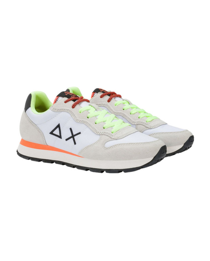SNEAKERS SUN68 UOMO TOM FLUO BIANCO Z36102 73