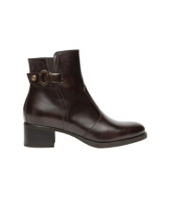 STIVALETTO NEROGIARDINI DONNA MANOLETE CUOIO TR BRESCIA 894 T.MORO TACCO 4CM I513843D400