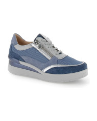 SNEAKERS STONEFLY DONNA CREAM 52 VELOUR/TEX BIJOU BLUE/BLUE HEAVEN 220740 CBQ