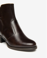 STIVALETTO NEROGIARDINI DONNA MANOLETE CUOIO TR BRESCIA 894 T.MORO TACCO 4CM I513843D400