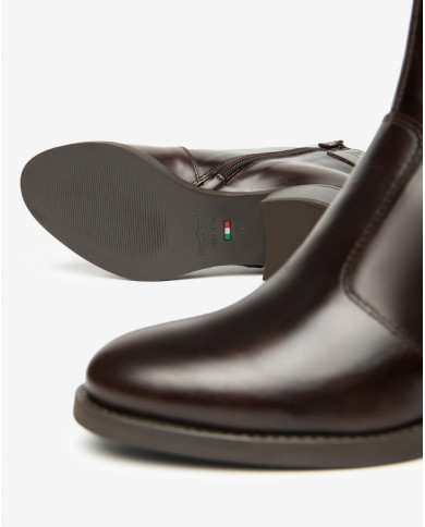 STIVALETTO NEROGIARDINI DONNA MANOLETE CUOIO TR BRESCIA 894 T.MORO TACCO 4CM I513843D400