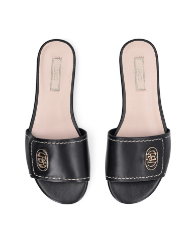 CIABATTE LIU JO DONNA SANDY 03 - SLIPPER CALF BLACK SA6127P010222222
