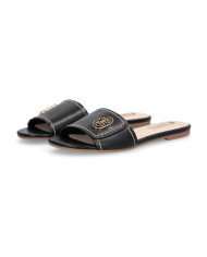 CIABATTE LIU JO DONNA SANDY 03 - SLIPPER CALF BLACK SA6127P010222222