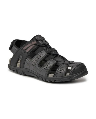 SANDALI GEOX UOMO U S.STRADA C - SINT.CERATO BLACK  U4524C 000ME C9999