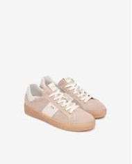 SNEAKERS NEROGIARDINI DONNA VELOUR FEMME VELVET OSSO 0100 TR MALAGA E513005D/677
