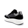 SNEAKERS CON ZEPPA IGI&CO DONNA IN PELLE NERO 4670800