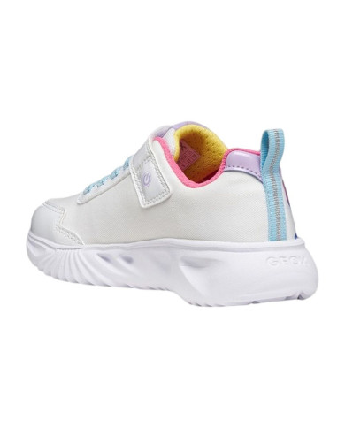 SNEAKERS GEOX BAMBINA JUNIOR J ASSISTER DISNEY STITCH WHITE/ULTICOLOR J65E9B 0AN02 C0653