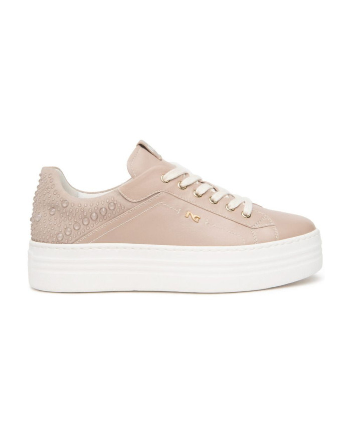 SNEKAERS NEROGIARDINI DONNA NAPPA PANDORA FEMME  VELOUR FEMME ETOILE SATURN PU.MONOD.CAP E615300D/677 