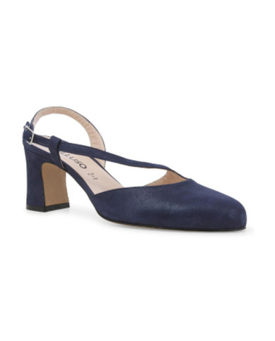 DECOLLETE' MELLUSO DONNA BLU DRILL ABYSS IN CAMOSCIO X517Q ABYSS