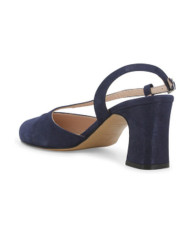 DECOLLETE' MELLUSO DONNA BLU DRILL ABYSS IN CAMOSCIO X517Q ABYSS