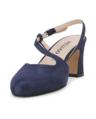 DECOLLETE' MELLUSO DONNA BLU DRILL ABYSS IN CAMOSCIO X517Q ABYSS