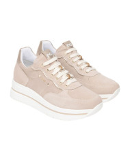 SNEAKERS NEROGIARDINI DONNA VELOUR COL.FEMMEETOILE COL.SATURNT.BRILL COL.PLATINO E615200D/677