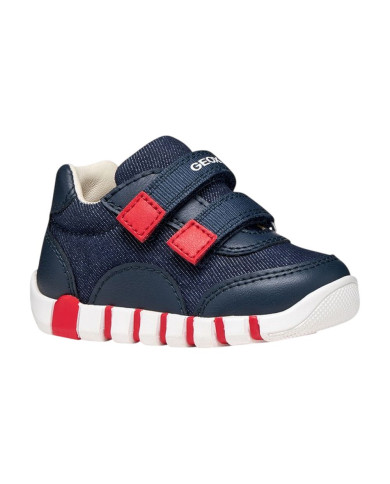 SNEAKERS GEOX PRIMI PASSI BAMBINO BABY  B IUPIDOO BOY C - JEANS+GEOBUC