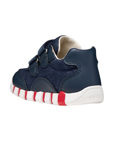 SNEAKERS GEOX PRIMI PASSI BAMBINO BABY  B IUPIDOO BOY C - JEANS+GEOBUC