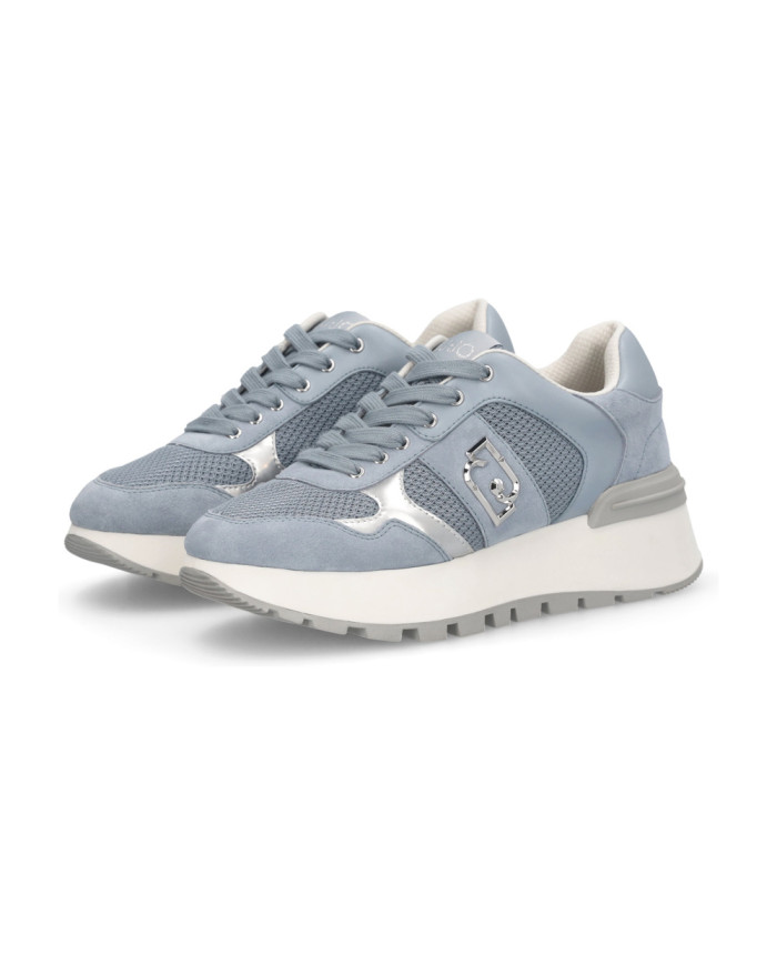 SNEAKERS LIU JO DONNA AMAZING 43 BIS - SNEAKER COW SUEDE/MESH AIR BA6031PX027S3954