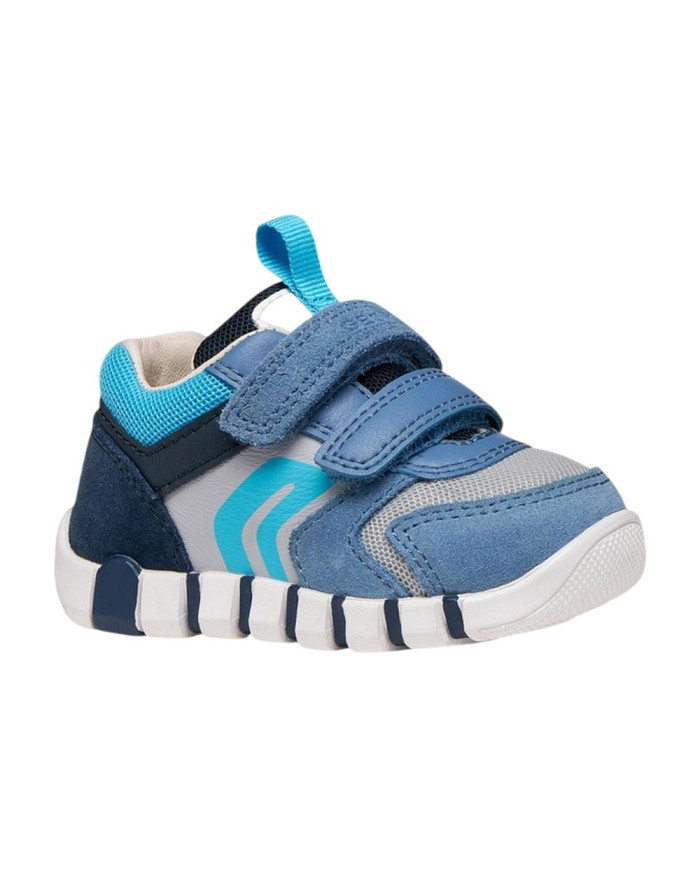 SNEAKERS GEOX PRIMI PASSI BAMBINO BABY B IUPIDOO B. D - SCAM.+MESH B3555 D02214 C4S1L  